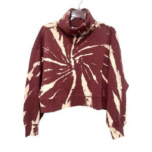 525 America Tie Dye Sweatshirt Turtleneck Top NWT
